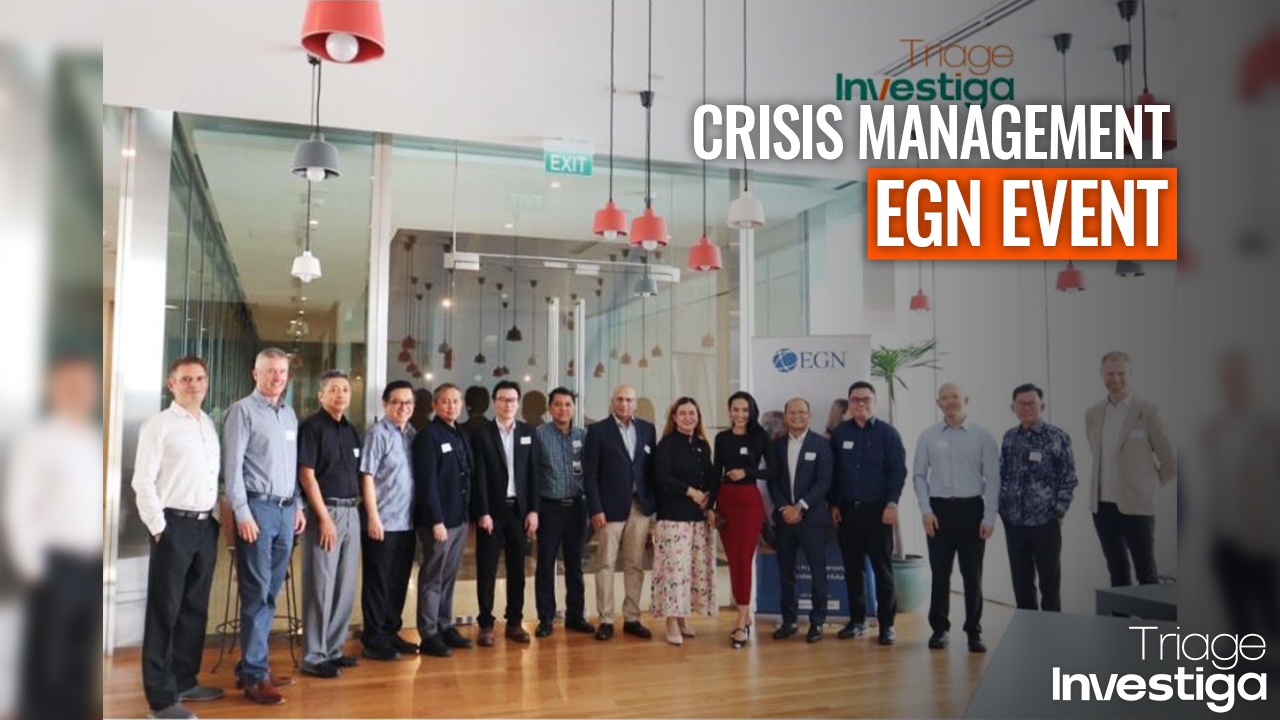 Triage Investiga Partner Emman Marpaung Attends EGN Indonesia Crisis Management Event