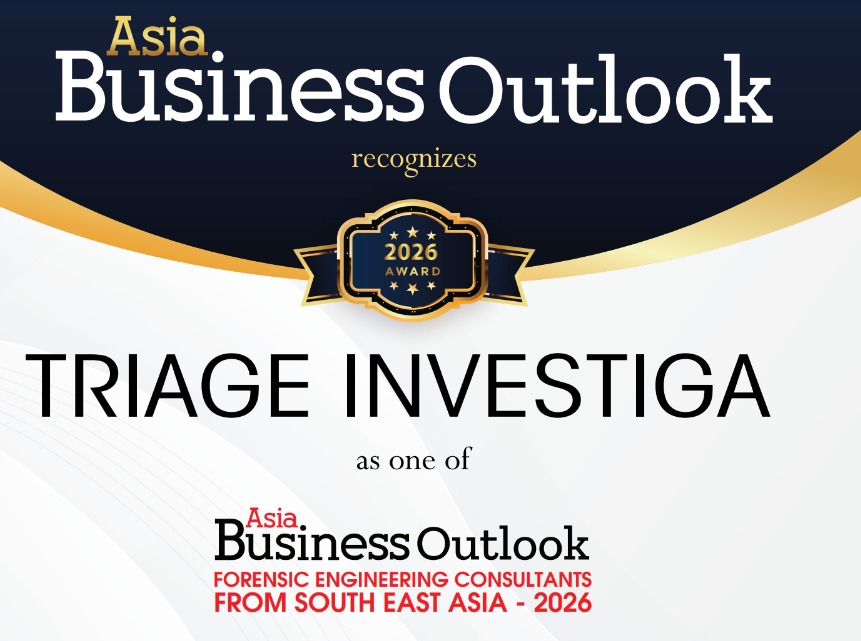 Triage Recognized as South East Asia’s Leading Forensic Engineering Consultants of 2026 by Asia Business Outlook