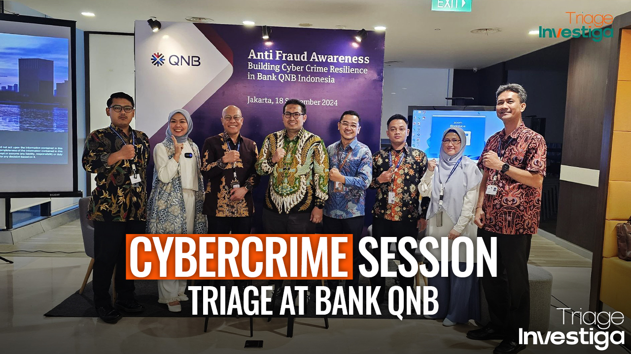 Triage Partner Dani Prawira Speaks on Digital Forensics and Cybercrime at Bank QNB Indonesia