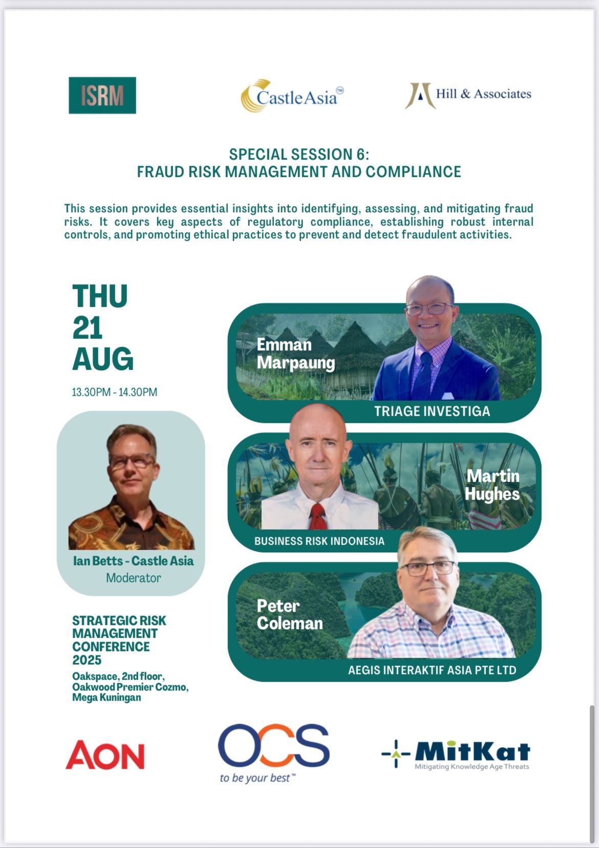 Triage Investiga Speaks at the ISRM Risk Management Conference