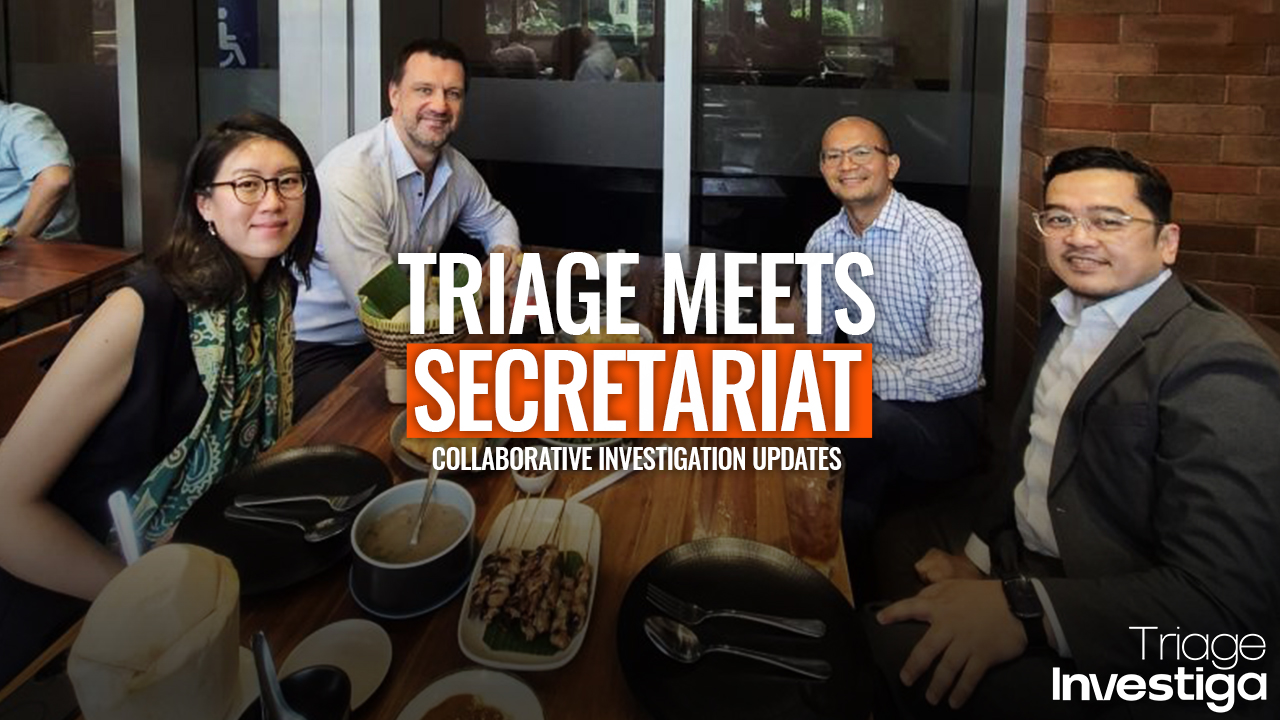 Collaborative Catch-Up: Triage Investiga Meets with Secretariat