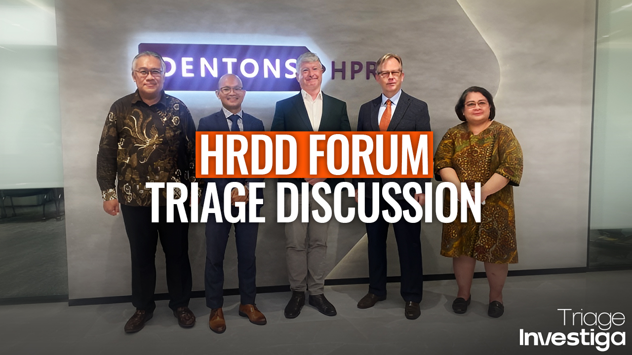 Triage Investiga Attends Insightful Discussion on Indonesia’s Human Rights Due Diligence (HRDD)