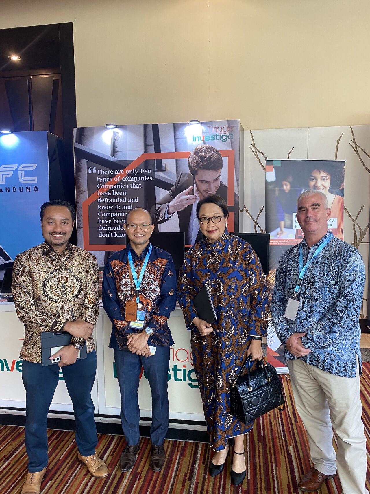 Triage Investiga Hadiri Konferensi Nasional Penipuan ACFE di Bandung