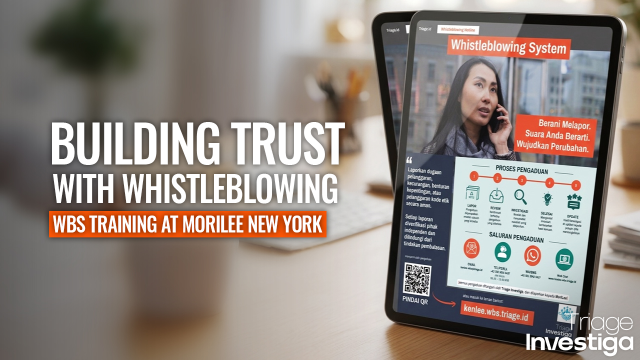 Membangun Kepercayaan Melalui Whistleblowing: Pelatihan WBS Triage di Morilee New York