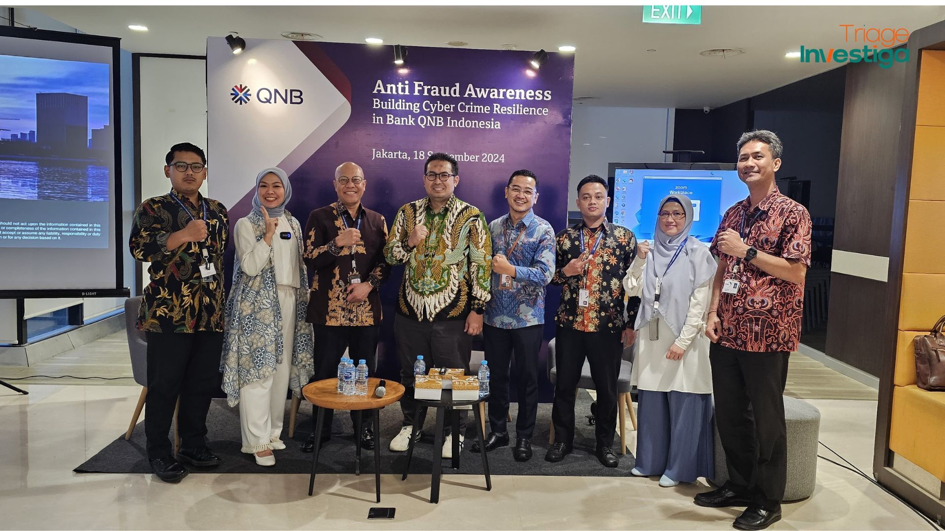 Triage Partner Dani Prawira Speaks on Digital Forensics and Cybercrime at Bank QNB Indonesia