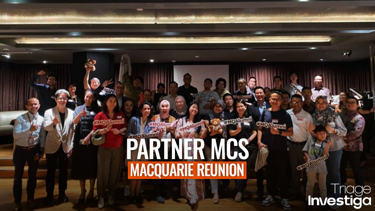 Triage Investiga Partner MCs the Macquarie University Alumni Reunion in Jakarta