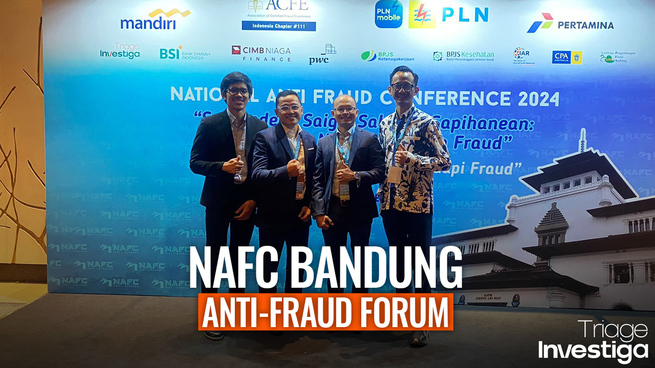 Triage Investiga Attends the National Anti-Fraud Conference (NAFC) in Bandung