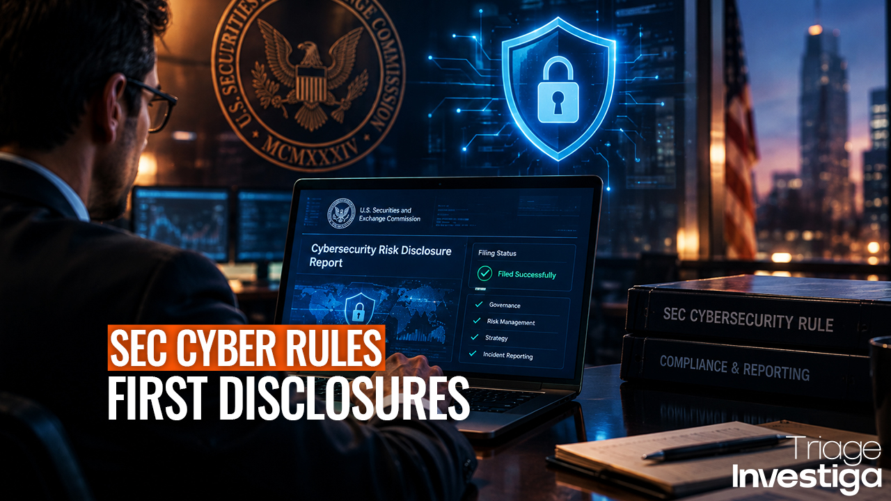 First Reports Under SEC Cybersecurity Rule Released