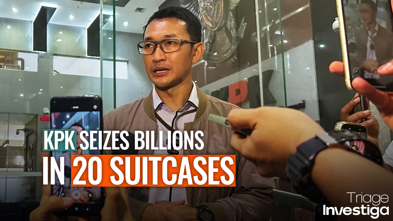 KPK seizes hundreds of billions in 20 suitcases related to ATR/BPN sting operation