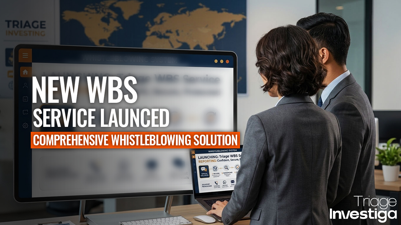 Triage Investiga Resmi Meluncurkan Layanan Whistleblowing System (WBS) Komprehensif