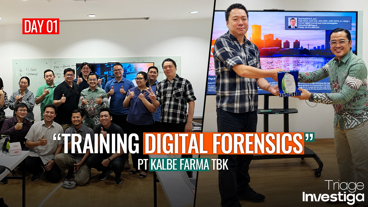 Pelatihan Forensik Digital Fundamental & OSINT untuk Tim Audit Kalbe Farma (Batch 1)