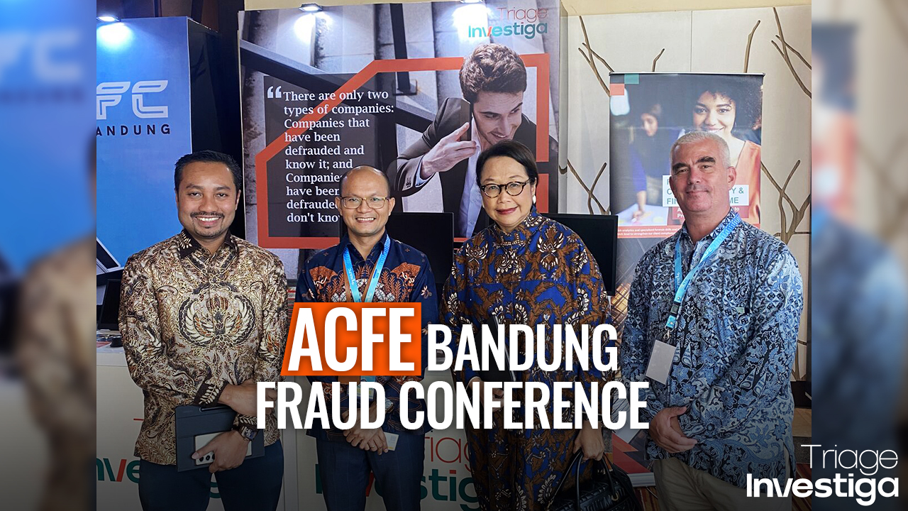 Triage Investiga Attends the ACFE National Fraud Conference in Bandung